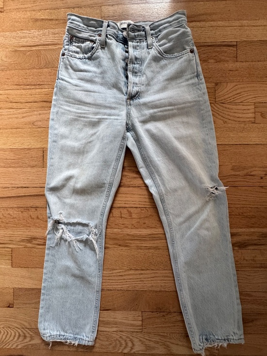 AGOLDE Riley Cropped Jeans - Picture 2 of 5